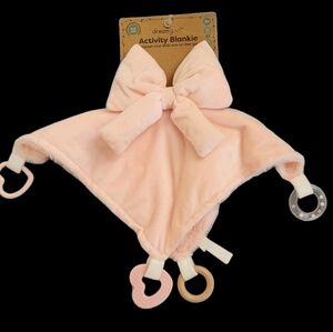 NWT DreamGro Pink Bow Activity Lovey